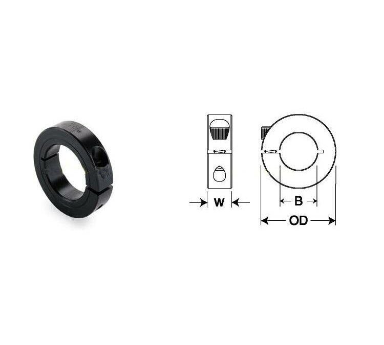 Shaft Collar with One split Shaft Collar with One split