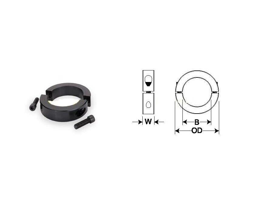 Shaft Collars with double splits Shaft Collars with double splits