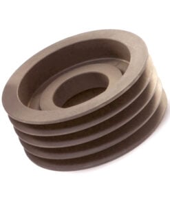 V-belt pulleys with solid hub