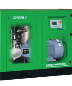 Frequency conversion water lubrication oil-free screw air compressor