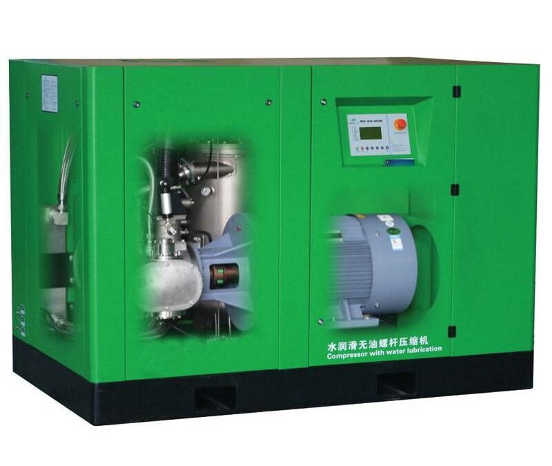 oil free screw air compressors