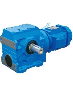 ES series helical-worm geared motor