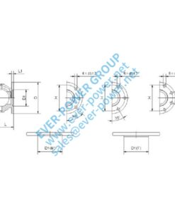 Flange fork (F)