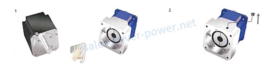 Pemasangan Kotak Gear Motor Servo