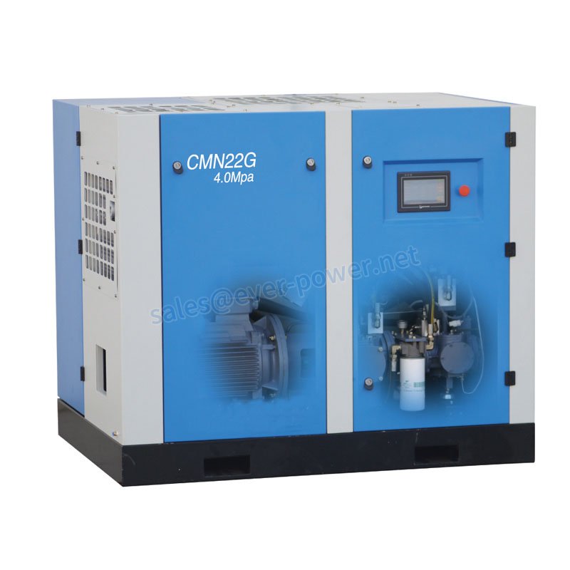Heavy Duty Drilling and Mining Industry Diesel Engine Portable Screw Air Compressor with wheels