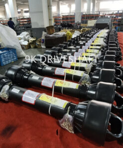 T6 pto shaft plastic guard 900mm hard black straight cover with spline forging yokes