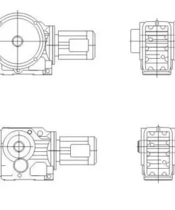BK Series Helical Geared Motors
