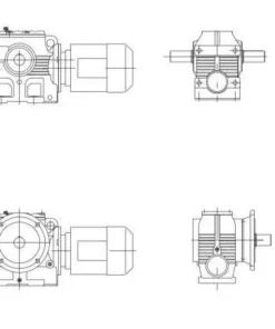 BS Series Helical Geared Motors
