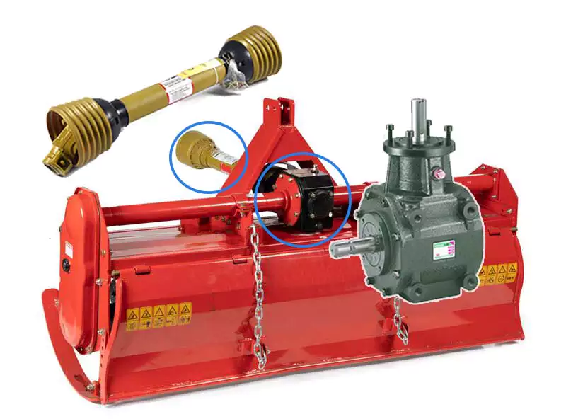Rotary Tiller Gearbox and Agricultural PTO Shaft