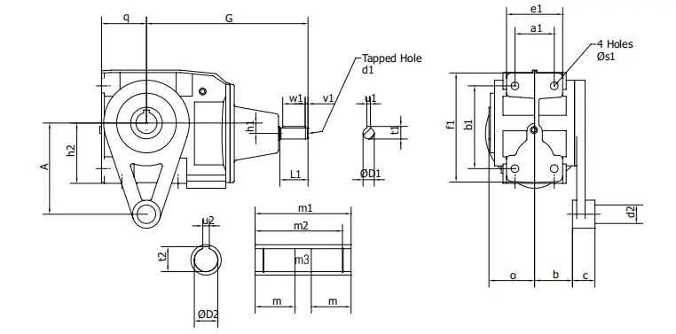 Worm Reducer Structure