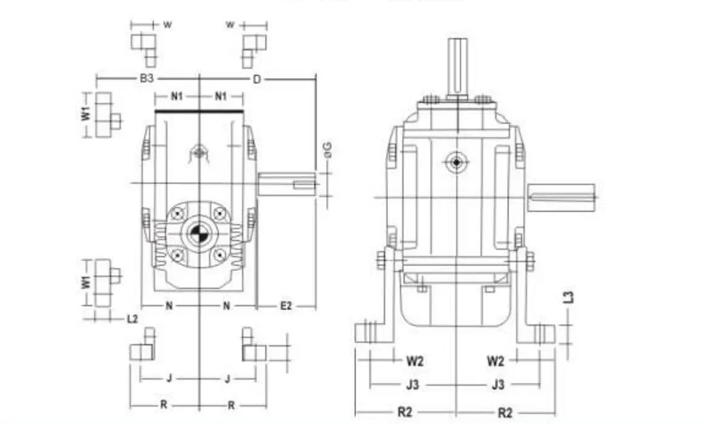 Worm Reducer Structure