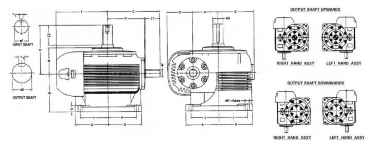 Structure of Worm Reducer