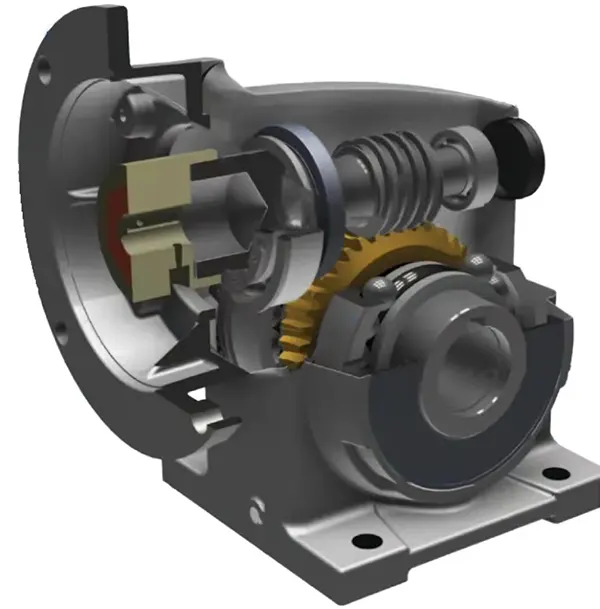 Worm Gear Unit Structure Image