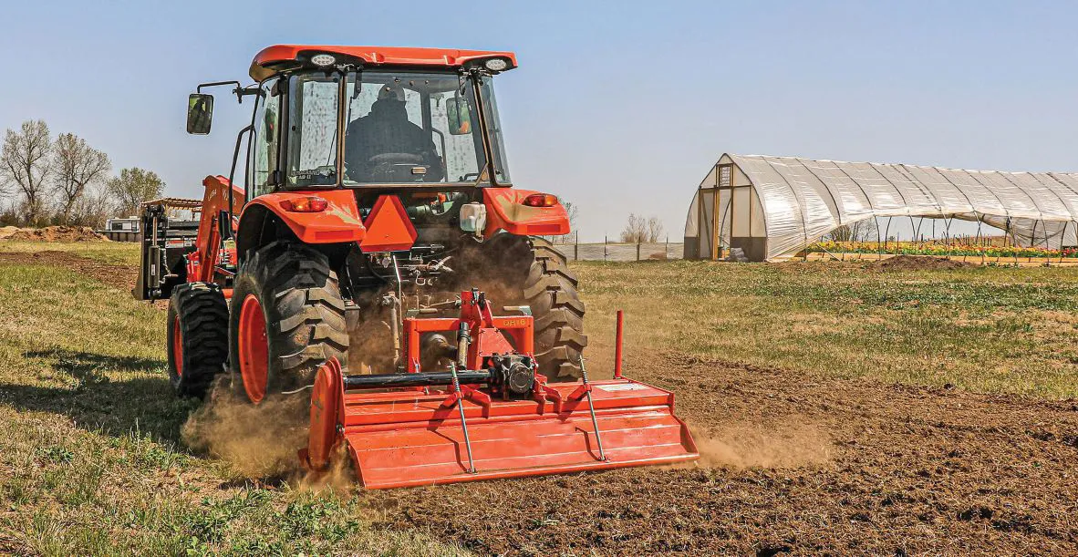 Compact Tractor 3 Point Mounted Rotary Tiller for Efficient Weed ...