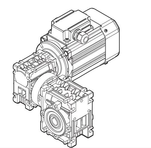 Double Reduction Worm Gear Reducer