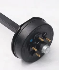 High Quality 6 K RV Trailer Suspension Parts Straight Axle With Electric Brake Assembly