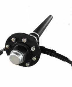 3.5 K Tractor Trailer Rubber Torsion Axle Square Tube Straight Axle For Suspension Parts