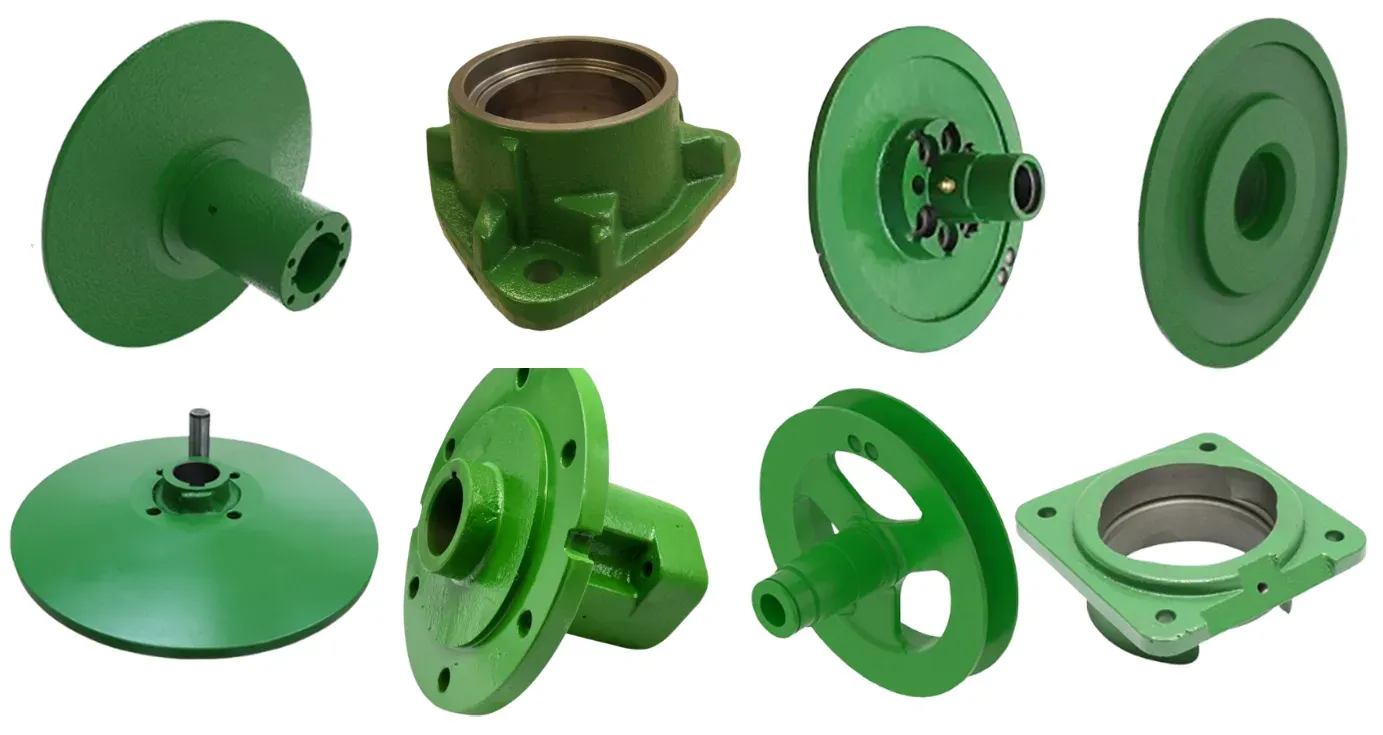 John Deere 콤바인 수확기 부품 5개 교체