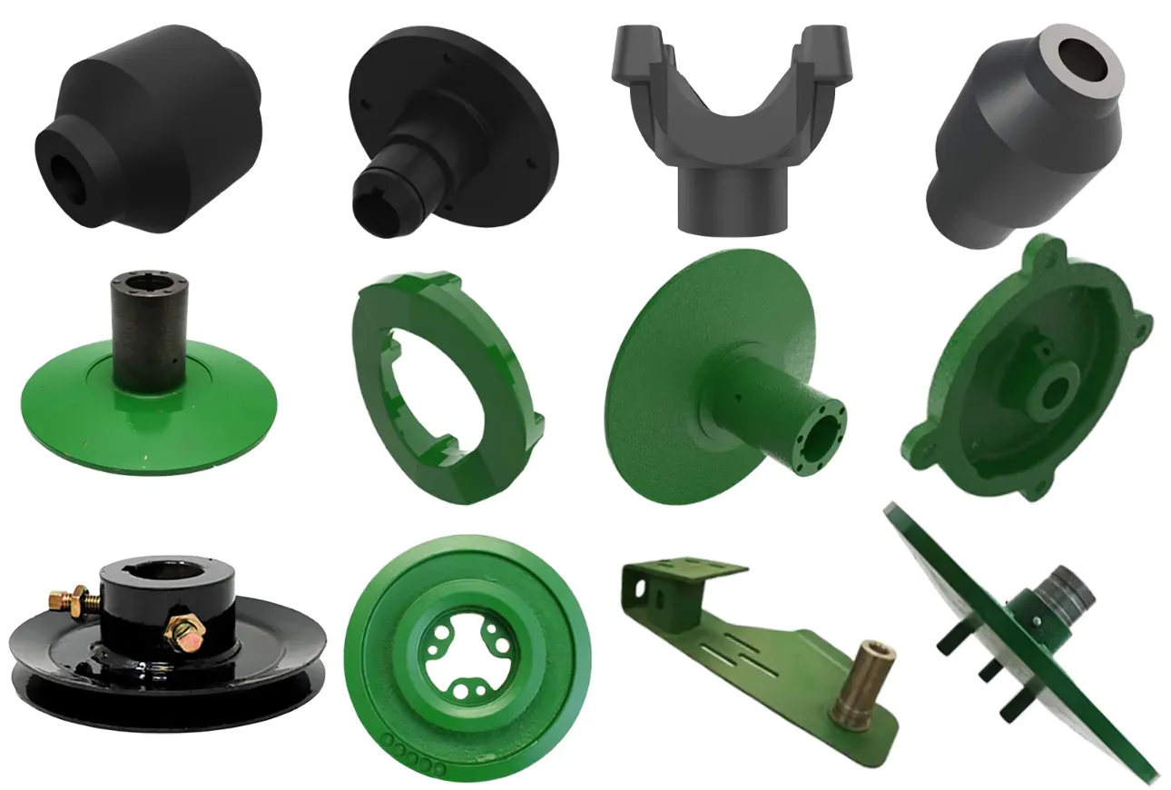John Deere 콤바인 수확기 부품 교체 7