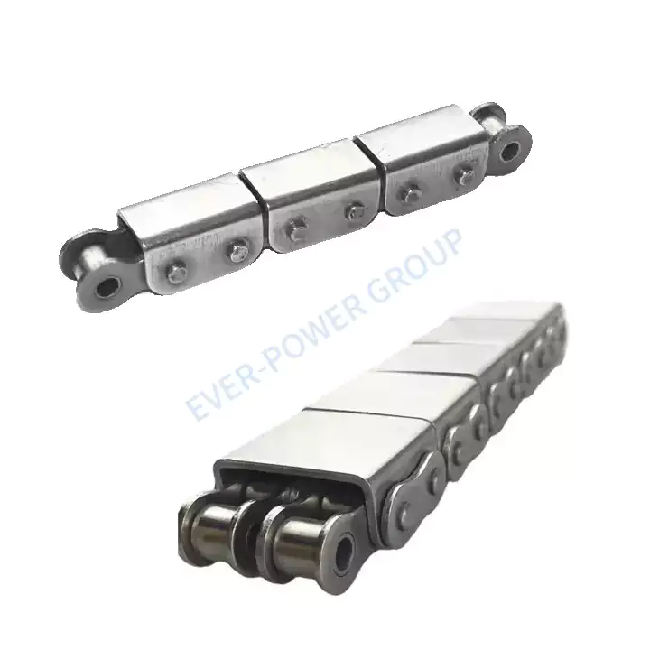 SS16A-U1 Stainless Steel Conveyor Chain with U Type Attachment