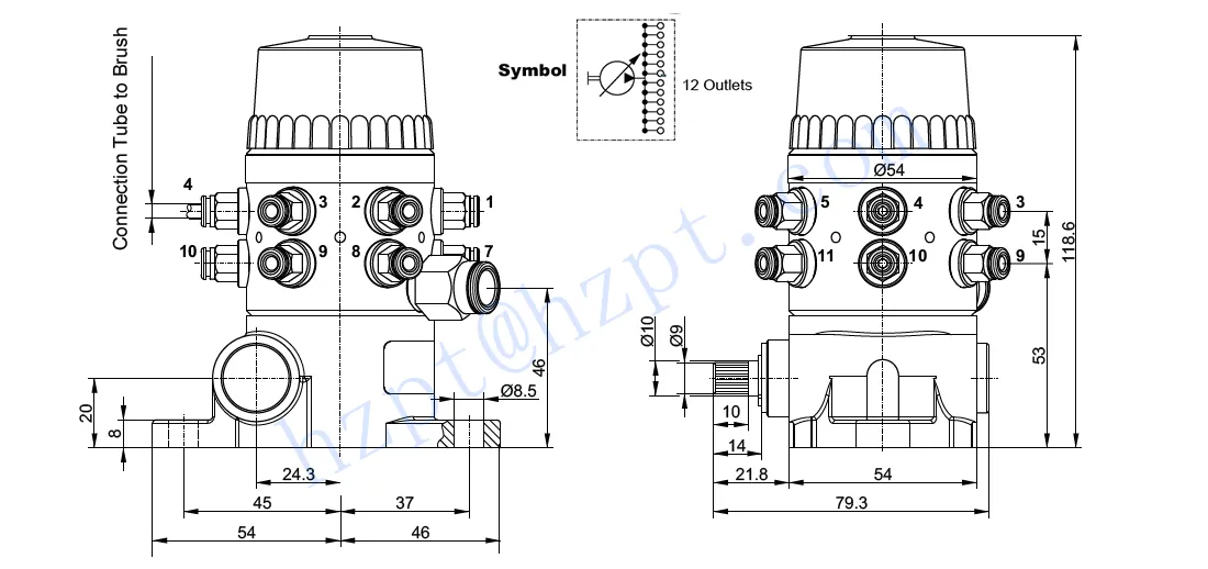 EP-MALP series rotating drive technical data