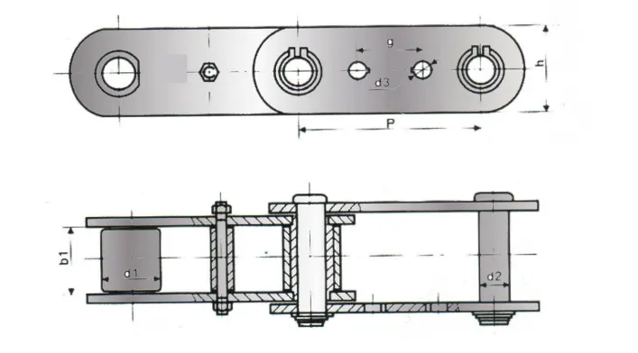 Stainless Steel Metallurgical Bucket Lifting Chain Specifications