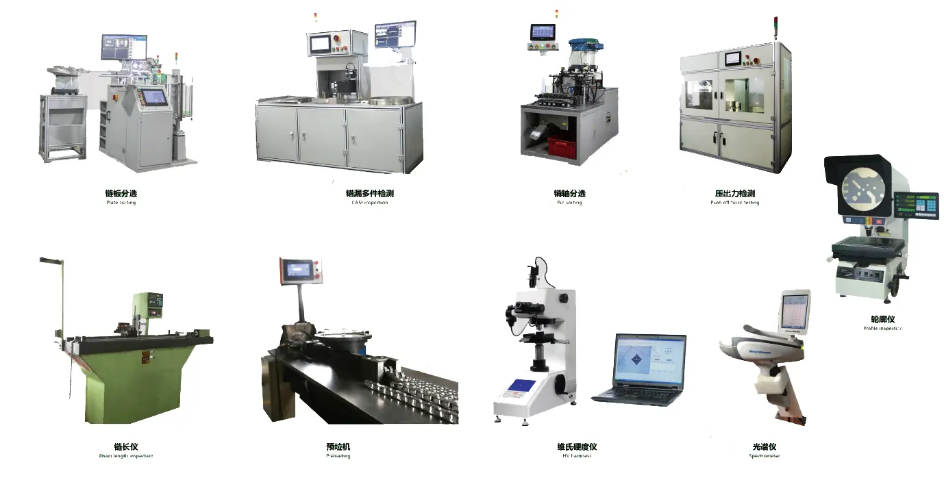 stainless steel chain manufacturing equipments