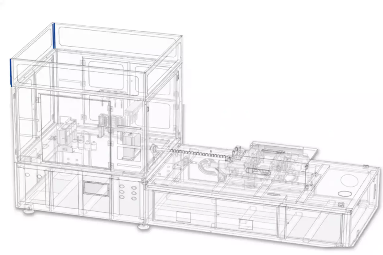 Internal Structure of One Step Blow Molding Machine EPY200-V4-B