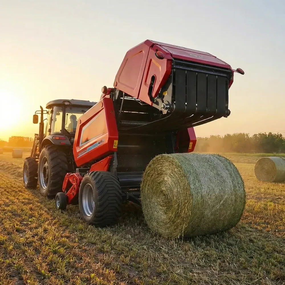 Round Hay Baler
