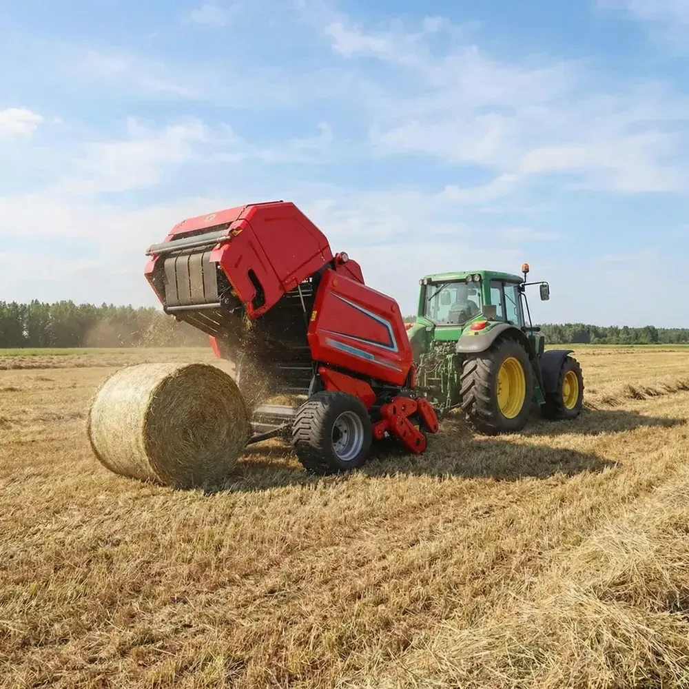 Round Hay Baler
