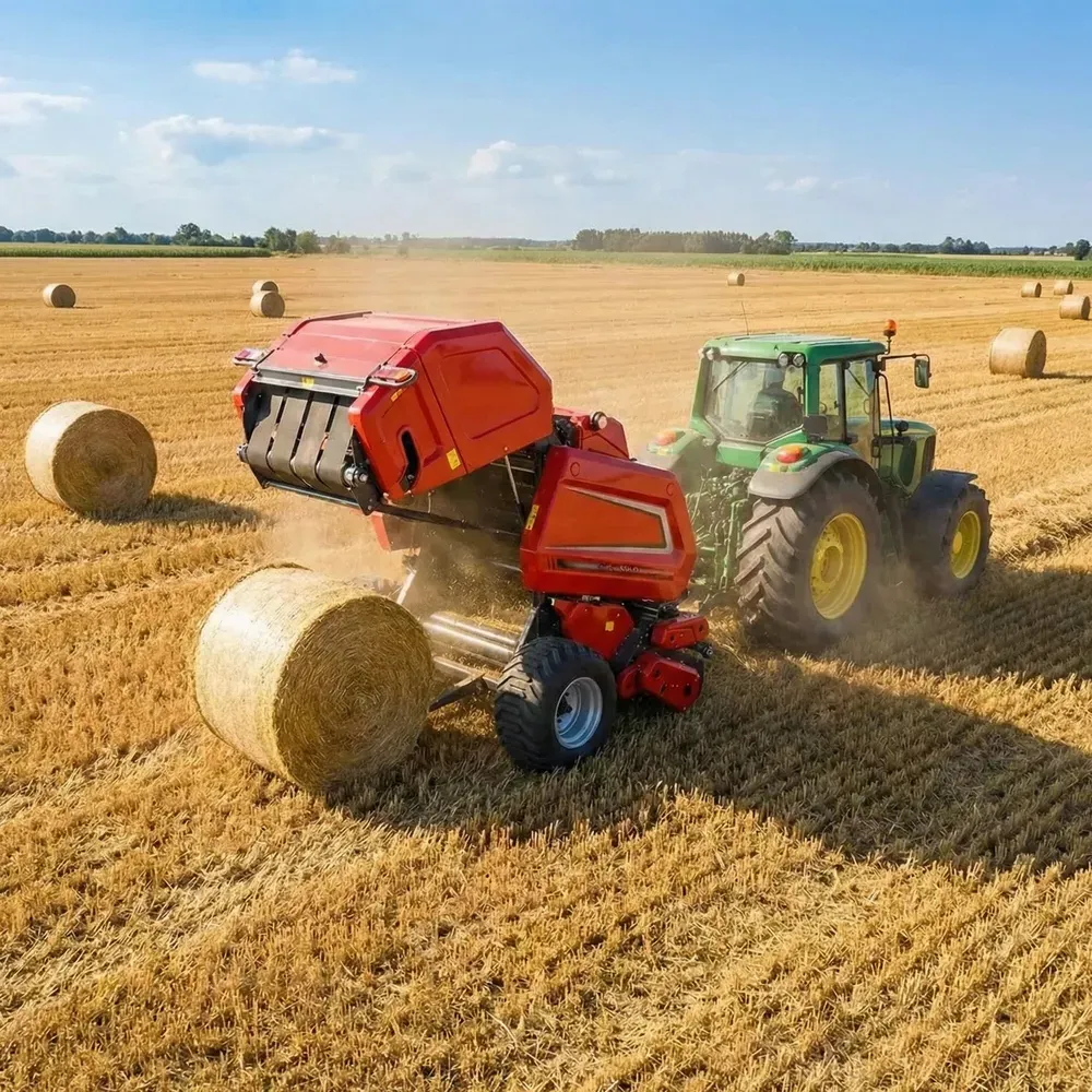 Round Hay Baler