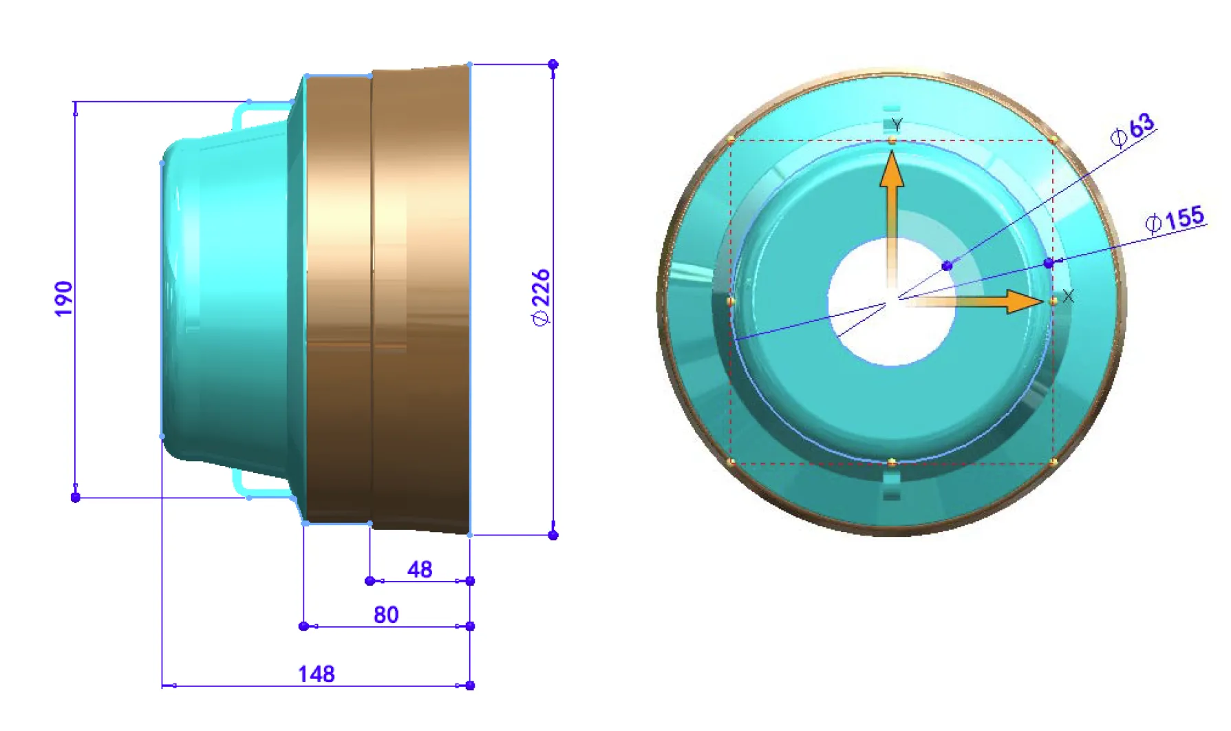 110mm High with Sleeve Gearbox Cover