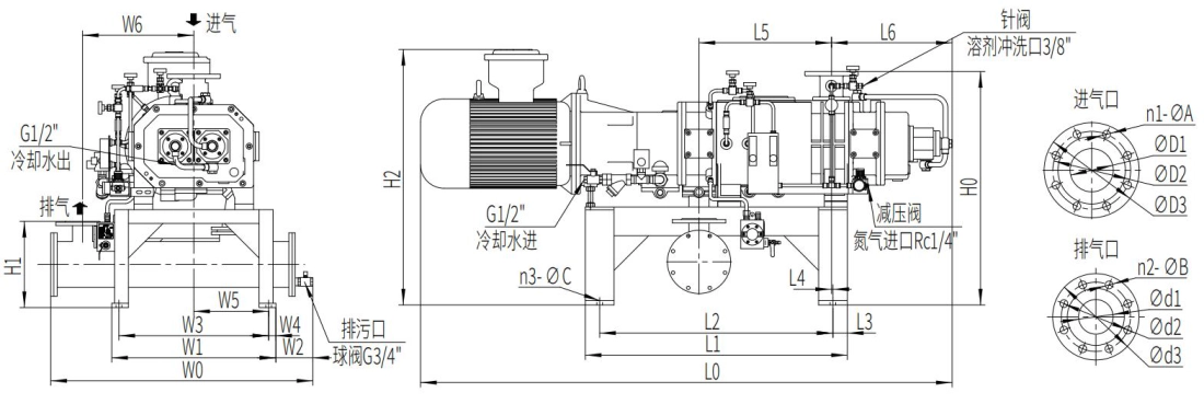 Duplex Steel And Hastelloy Screw Vacuum Pumps
